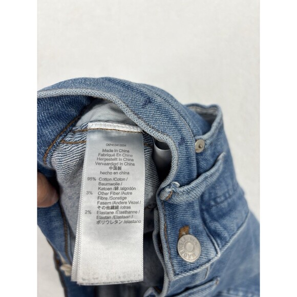 Madewell 10" High-Rise Skinny Crop Jeans Women's 28 Blue Denim Light Wash - Picture 6 of 9